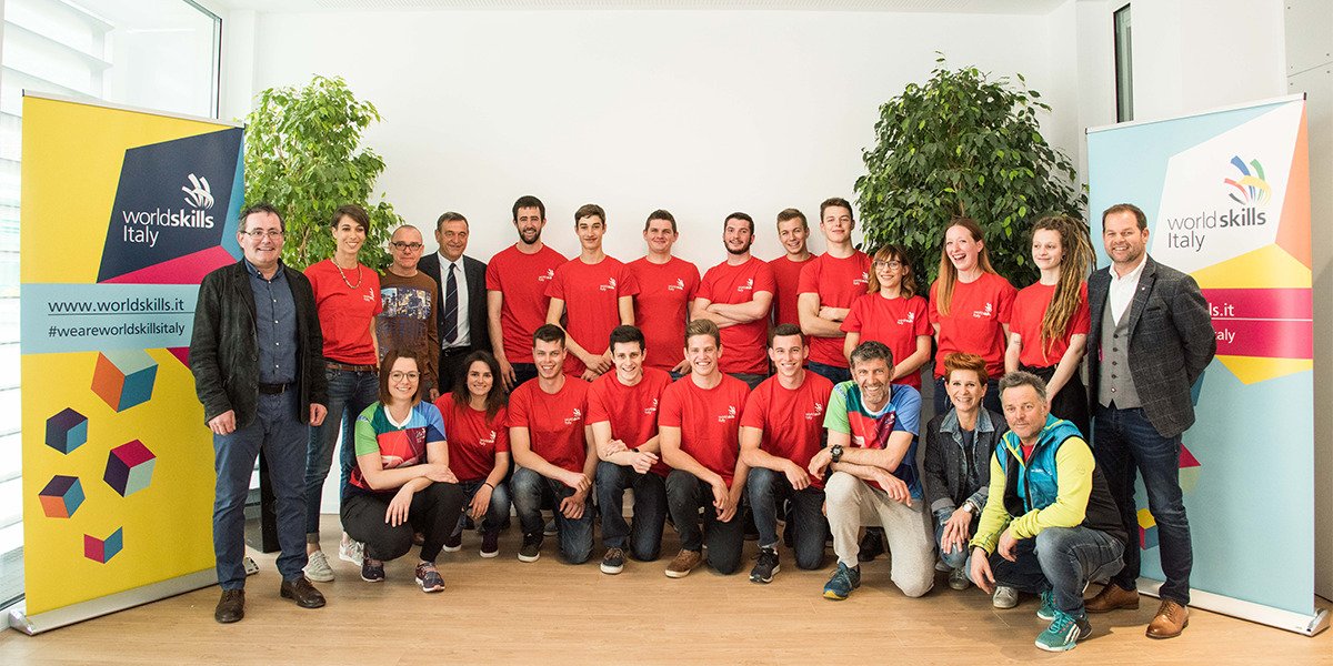 Das WorldSkills Team Italy
