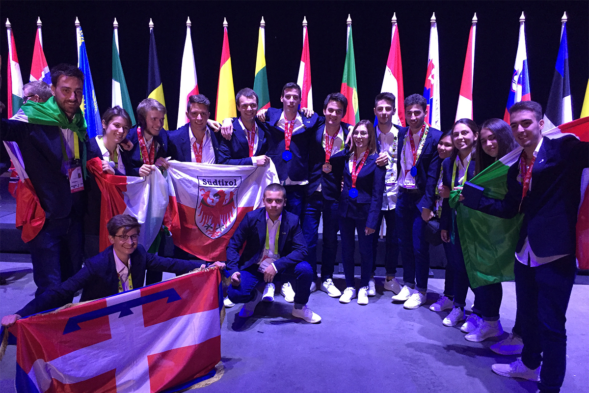 Das WorldSkills Italy Team bei den Euroskills